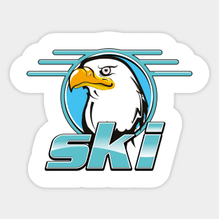 Eagle Ski logo Sticker